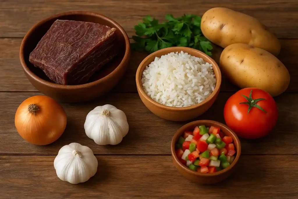 Carreteiro de charque o prato campeiro que nunca sai de moda