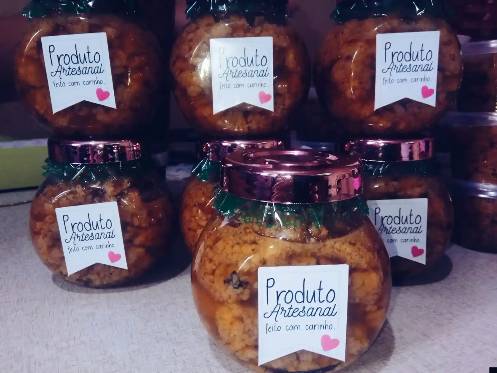 Ambrosia – doce feito com leite, ovos e açúcar, cozido lentamente.